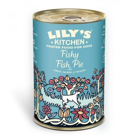 Lily's Kitchen Lata Cão Salmão e Arenque 400g