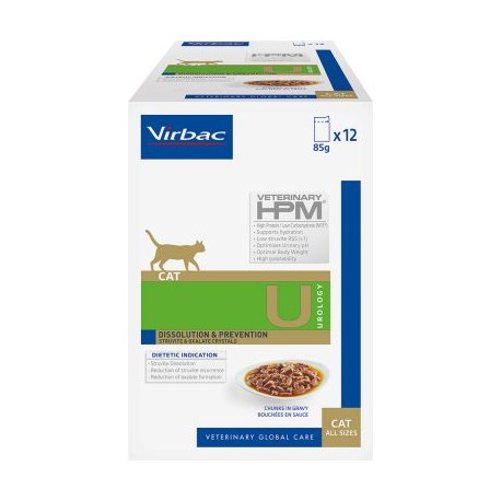 Virbac HPM urology cat dissolution &prevention 85G x 12