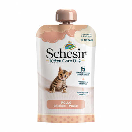 Schesir Saqueta Kitten Frango 0-6M 10 * 150 gr