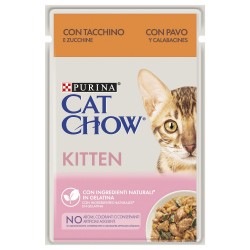 Cat Chow Kitten Peru e Curgete 26x85g