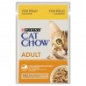 Cat Chow Gato Adulto Frango e curgete 26x85g