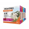 FRONTPRO Comprimido mastigável contra pulgas e carraças para cães