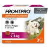 FRONTPRO Comprimido mastigável contra pulgas e carraças para cães