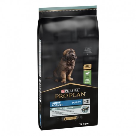 Pro Plan Sensitive Digestion Large Robust Puppy - Ração seca cachorro grande com sensibilidade digestiva - Borrego