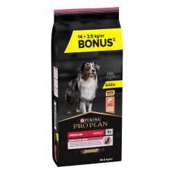 Pro Plan OPTIderma Medium Adult Salmão 14 + 2,5 Kg GRÁTIS