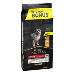 Pro Plan Healthy Start Medium Puppy Frango 12 + 2 Kg GRÁTIS