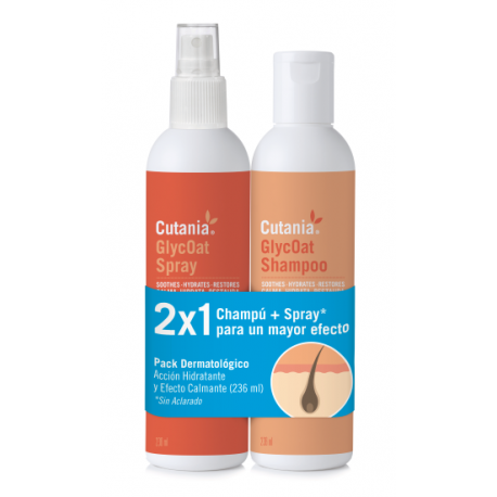 Cutania Glycoat pack champo + spray 355ML