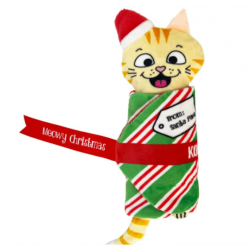 KONG Holiday PULL-A-PART PRESENT Brinquedo Natal Gatos