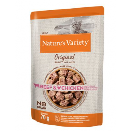 Nature's Variety Original Cat Wet Vaca e Frango Sem Cereais