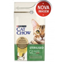 Cat Chow Sterilised Frango - Petslowcost