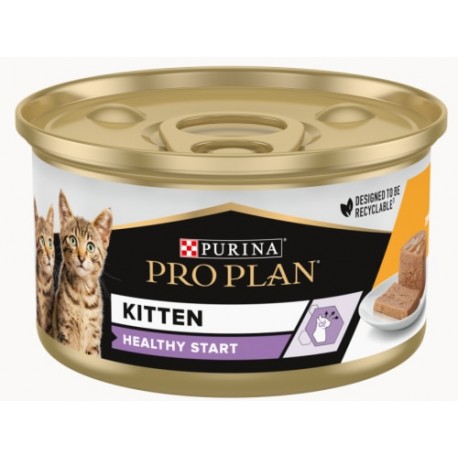 Pro Plan Healthy Start Kitten - Patê para gatinho - Frango
