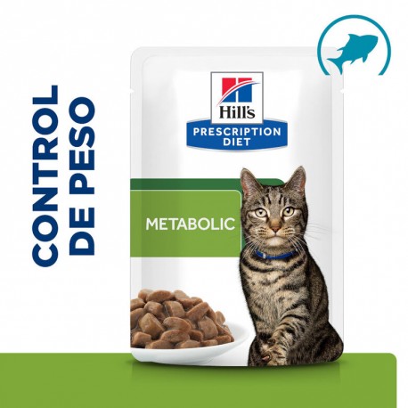 Hill´s PD Feline Metabolic peixe do oceano (saquetas) 12x85g