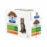 Hill's PD Metabolic Feline Saquetas - Multipack 12*85g