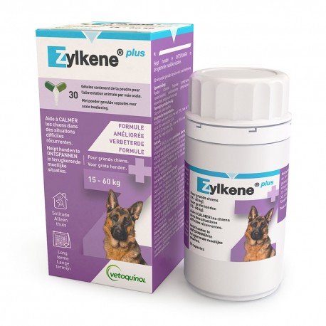 Zylkene Plus - Tranquilizante para cães de 15 a 60 kg