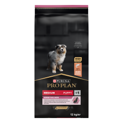 Pro Plan Sensitive Skin Medium Puppy Salmão - Petslowcost 