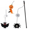 Bastão com boneco de Halloween para gatos