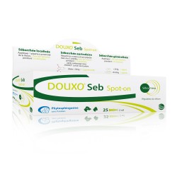 Douxo Seborreia Spot-on Pipeta para dermatites para cão e gato