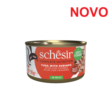 Schesir gato Atum e Gambas jelly 85g
