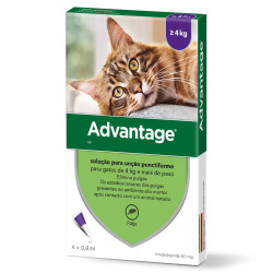 Advantage para gatos - Pipetas Desparasitantes - Petslowcost