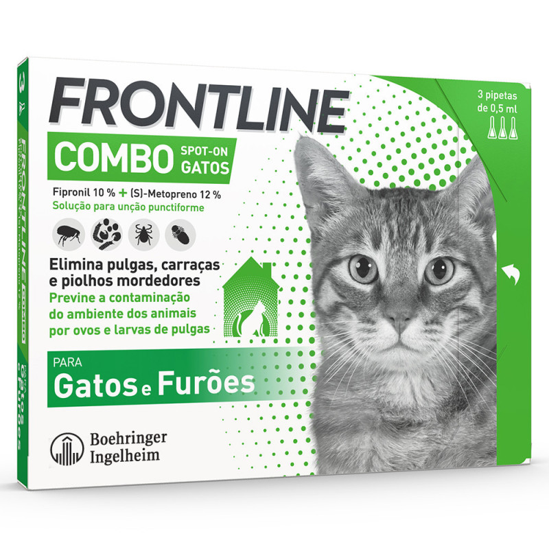 Frontline Combo - Pipetas para gato - Petslowcost
