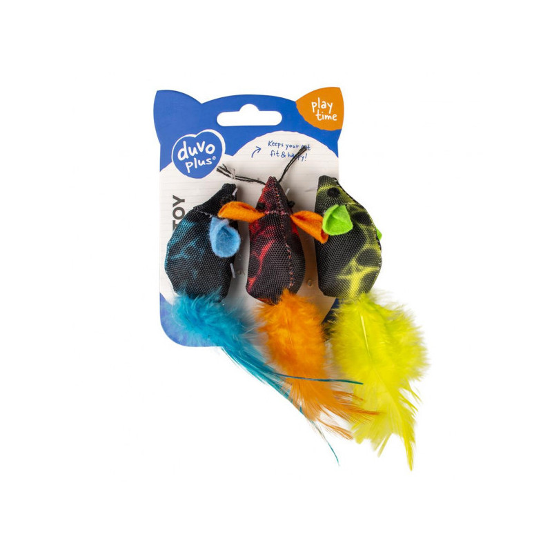 Rato - Penas Catnip - Petslowcost