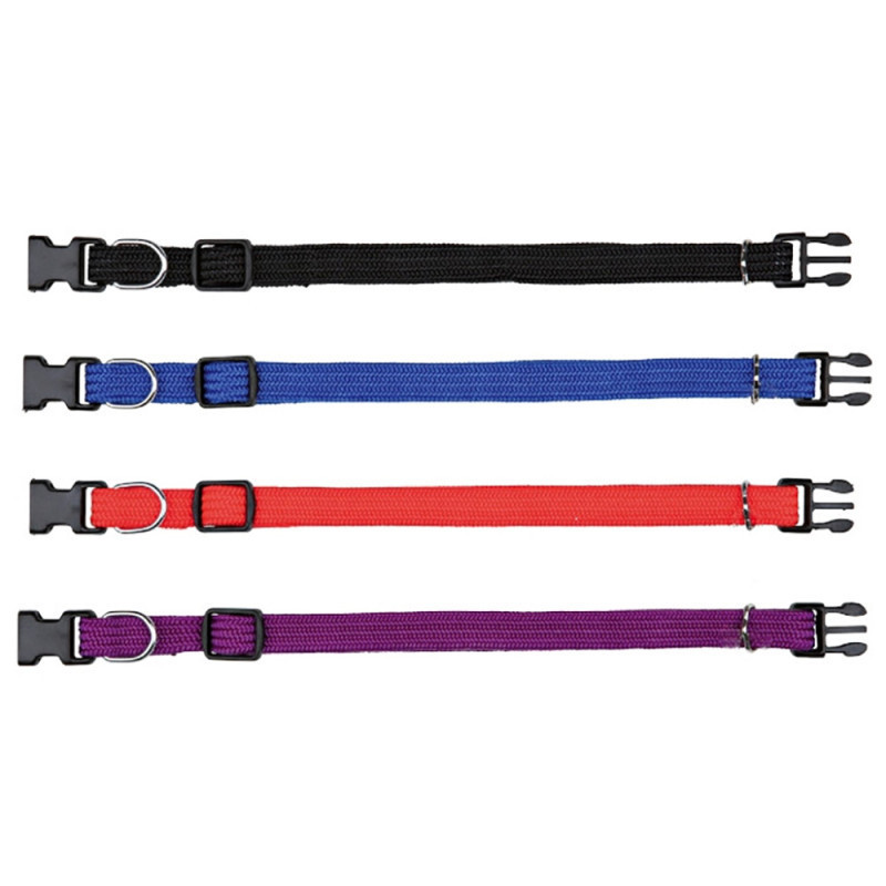 Coleira Nylon Liso - Petslowcost