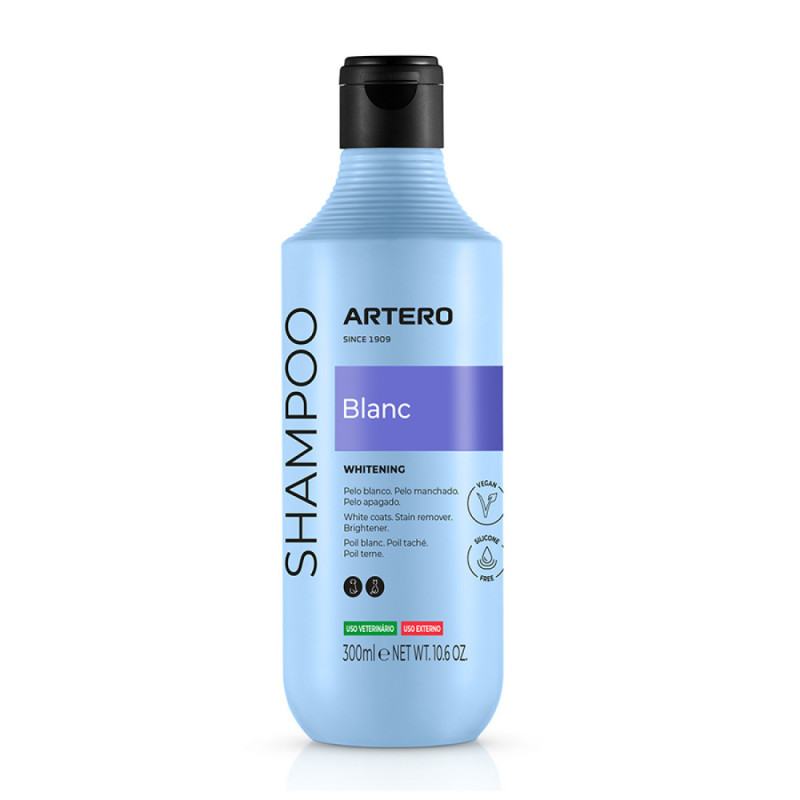 Artero Shampoo Blanc - branqueador para cães e gatos - Petslowcost