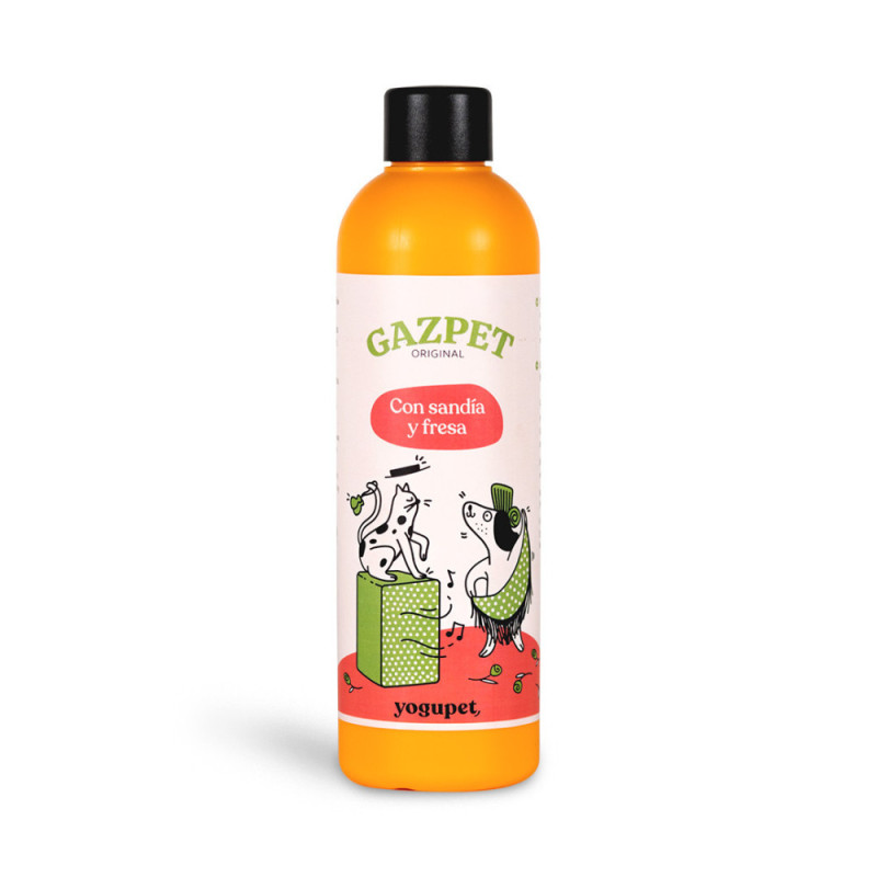 Gazpet de melancia e morango para cão e gato 250 ml - Yogupet - Petslowcost
