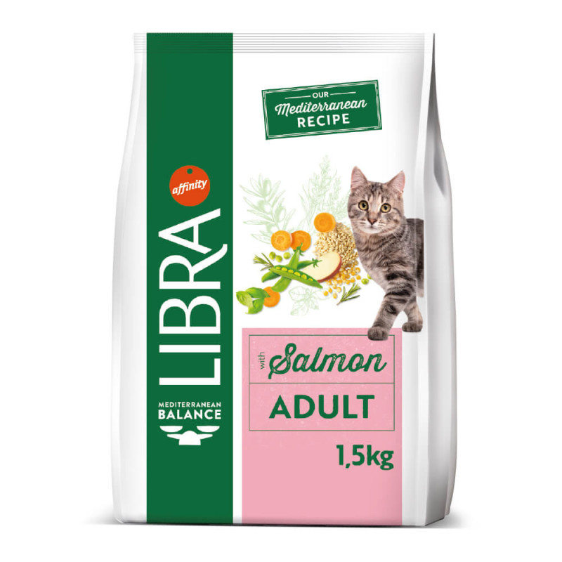 Libra Gato Adulto Salmão - Petslowcost