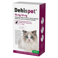 Pipeta Dehispot parasitas internos gato - Petslowcost