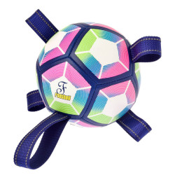 Bola de Futebol com 5 Pegas para cão - Petslowcost