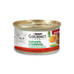 Gourmet Nature's Creations Vaca, Ervilhas, Cenouras - Petslowcost