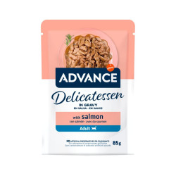 Advance Wet Gato Delicatessen em Molho com Salmão 24*85g