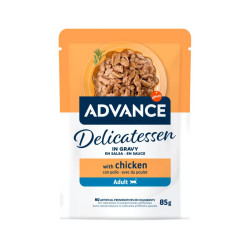 Advance Wet Gato Delicatessen em Molho com Frango 24*85g
