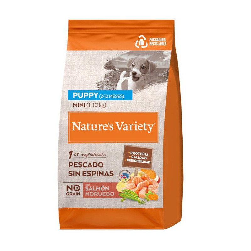 Nature's Variety Dog No Grain Mini Puppy Salmão - Petslowcost