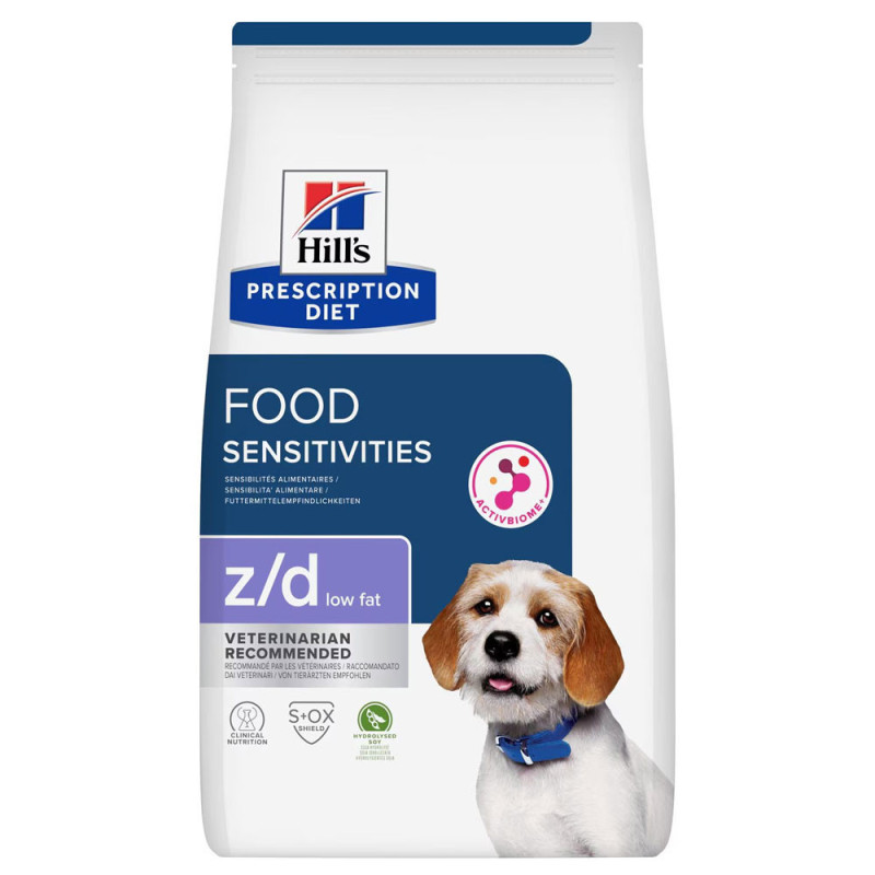 Hill's PD Dog Food Sensitivities Low Fat z/d - Petslowcost