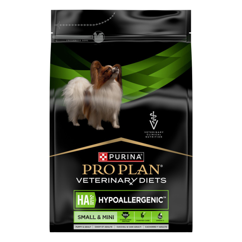 Pro Plan VD HA Hypoallergenic Small & Mini - Ração seca para cão com alergias - Petslowcost